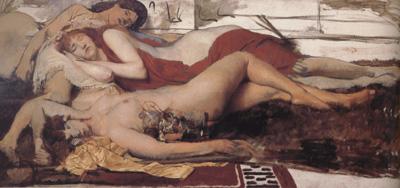 Alma-Tadema, Sir Lawrence Exhausted Maenides (mk23) China oil painting art